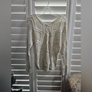 Iris Grey Knit Top Size SM